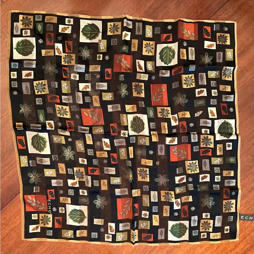 Echo Autumn Leaves Scarf - Multicolor